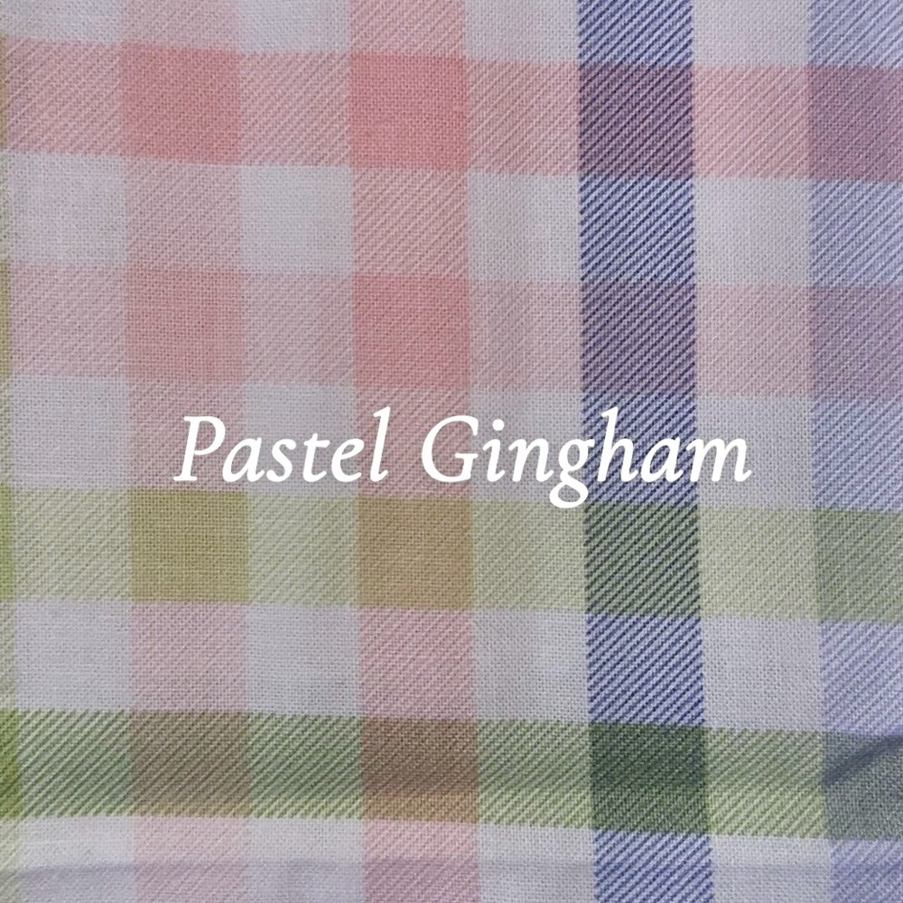 Blue Gingham Drawstring Case - Picture 11 of 11